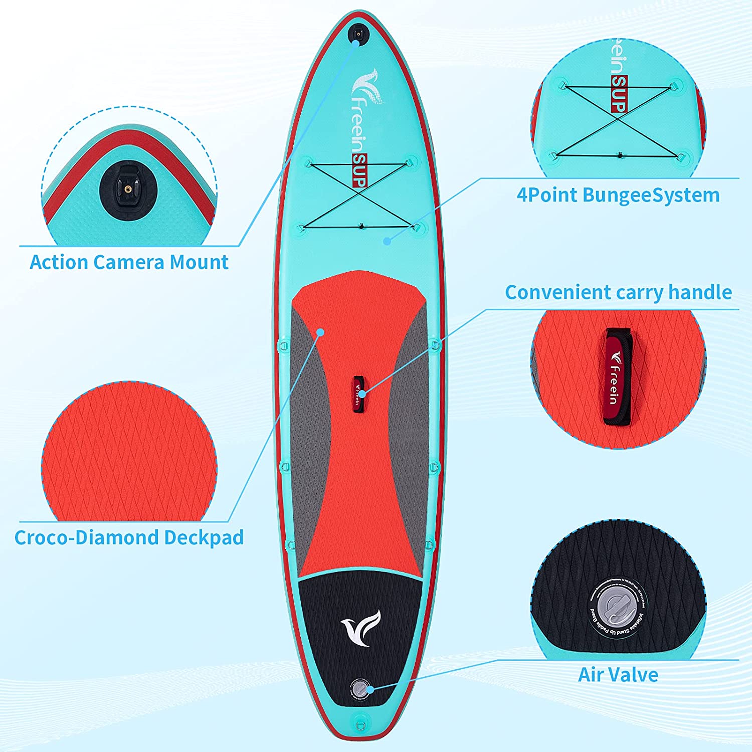 Board Kayak Sup Inflatable Stand Paddle Board Sup 10 39 10 39 6U201Dx31 X6 Blades-1