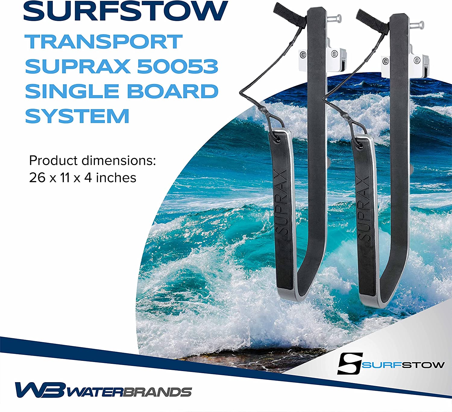 50053 Square Rail Pontoon Boat Mount Single Board Stand Paddle Board Rack Sup Board Storage-1