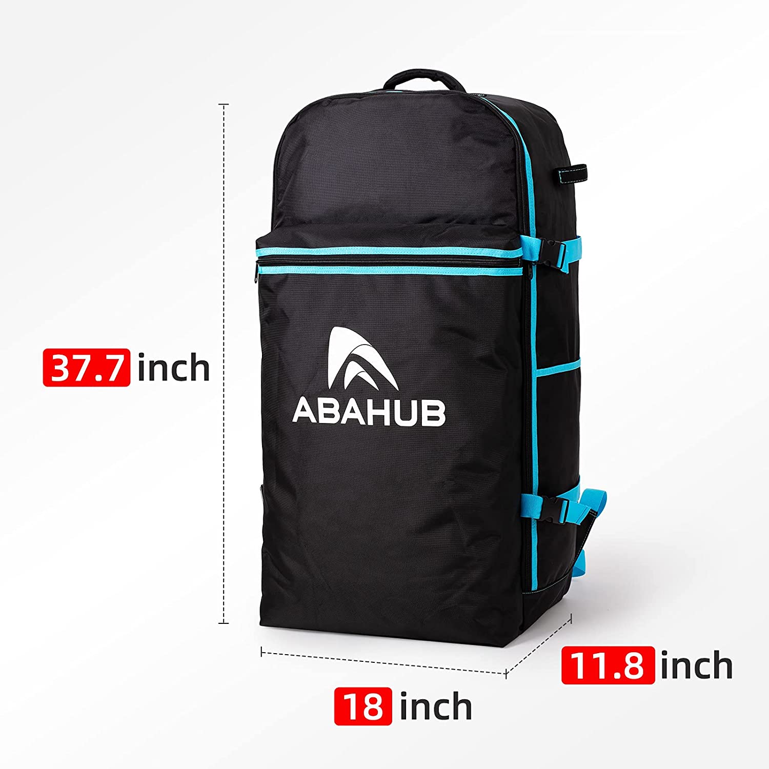 Abahub Premium Isup Bag Travel Carrying Backpack Inflatable Stand Paddleboards Paddle Board Accessories Fits 12-1