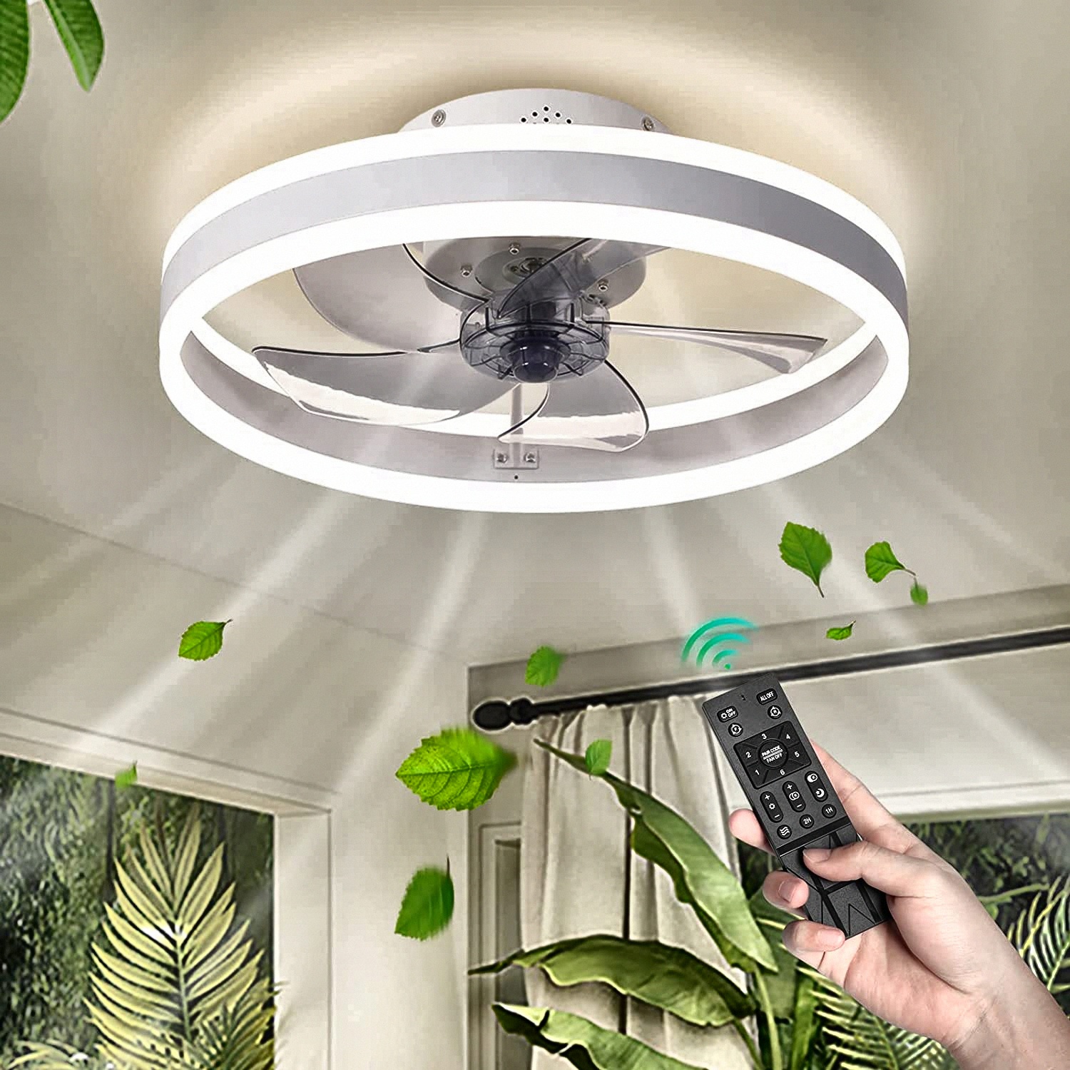 AHAWILL Modern on sale Ceiling Fan with Lights